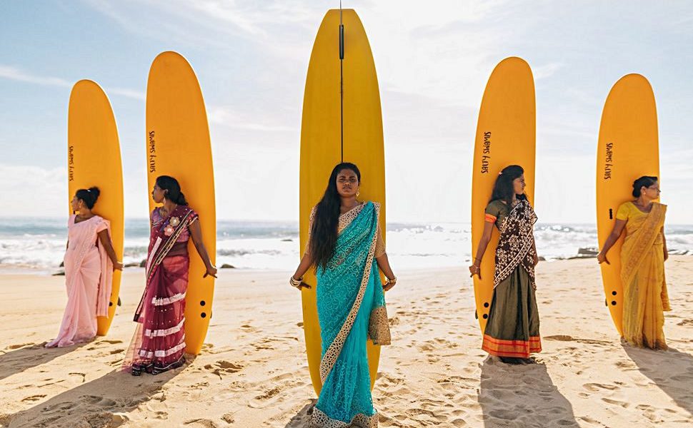 Surfiste in Sri Lanka